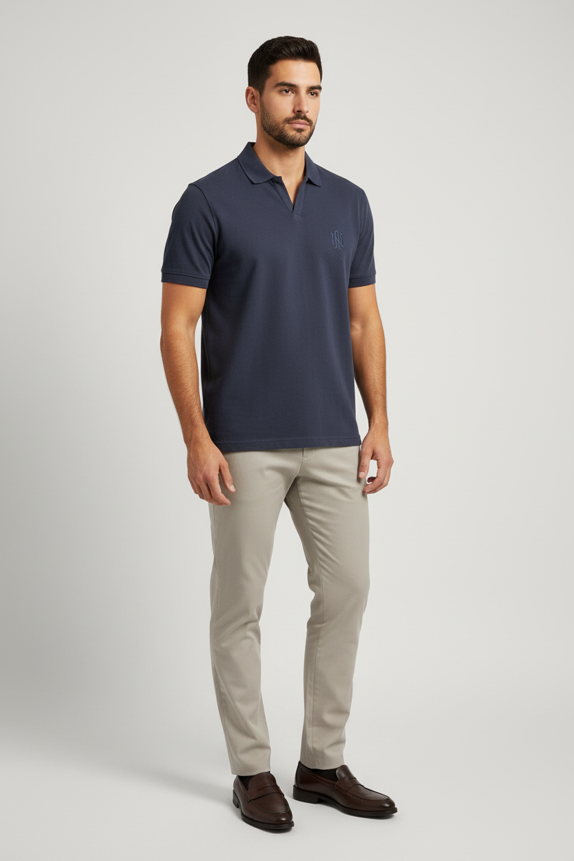 Naminal Basic Casual Polo (Regular) - Navy
