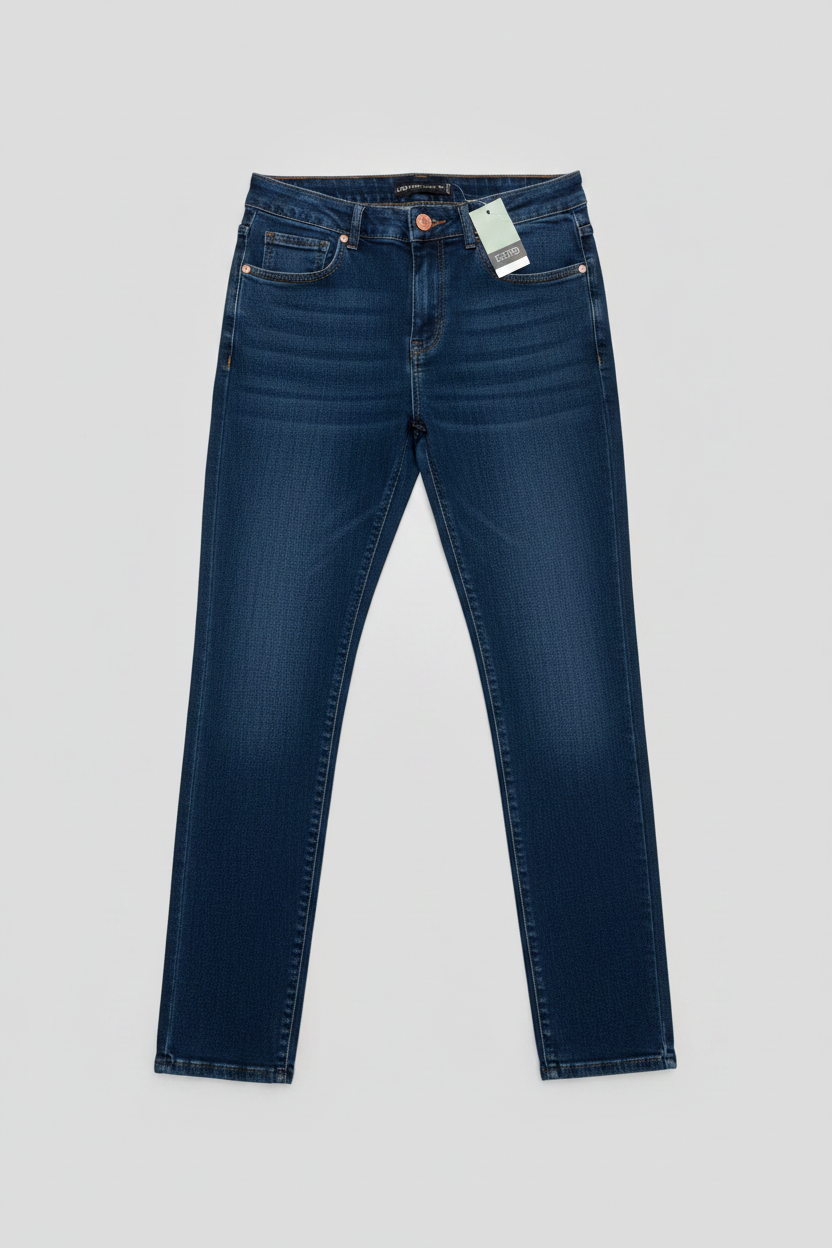 Naminal Denim Casual Pants (Straight) - Blue