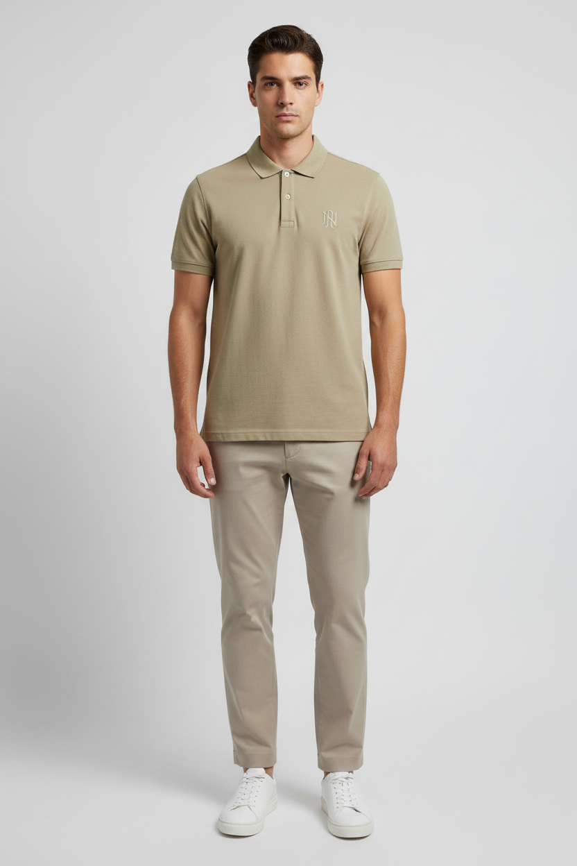 Naminal Basic Casual Polo (Regular) - Beige