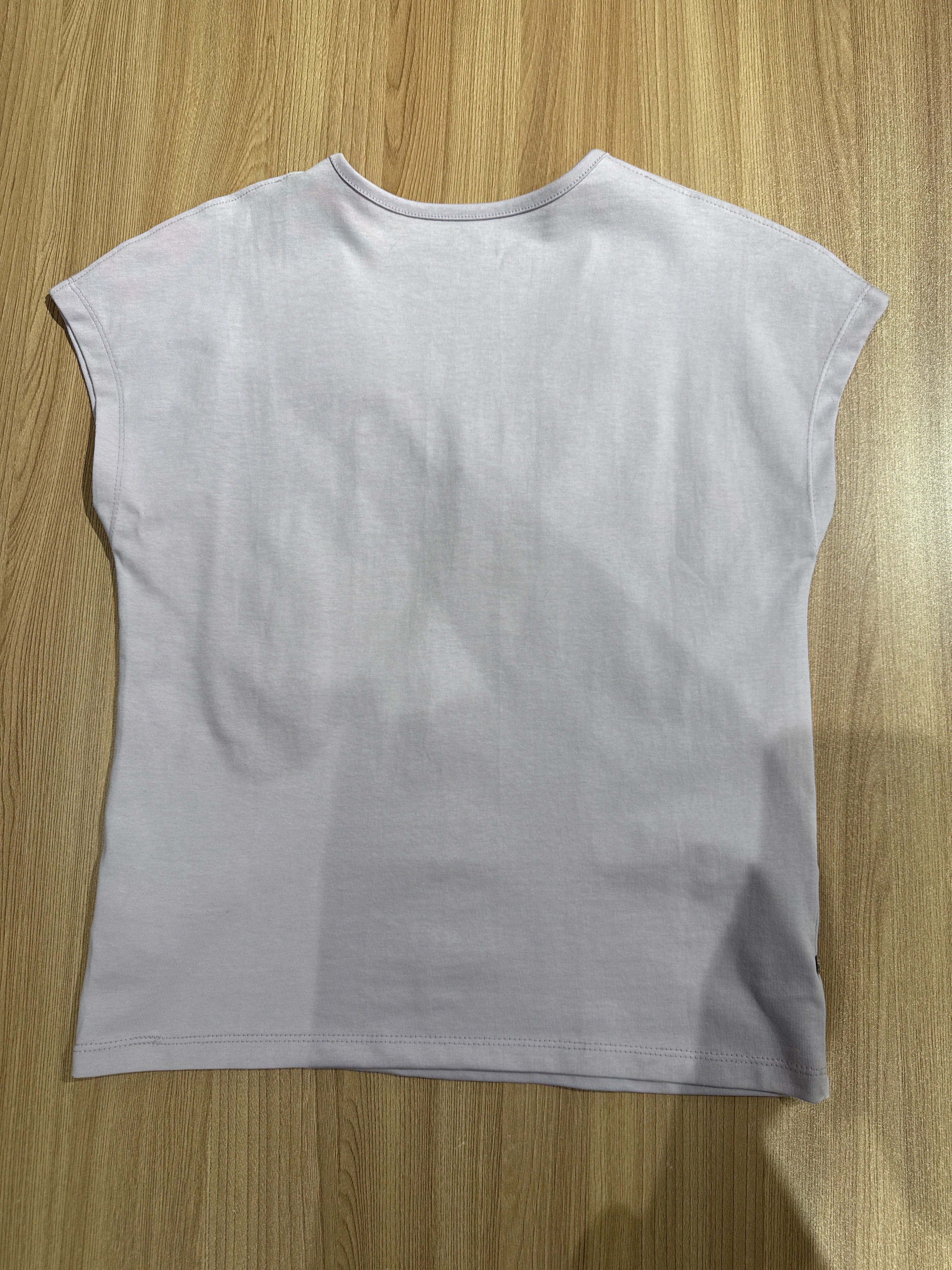 Naminal Basic V.Neck Crop-top (Relax) - Lavender