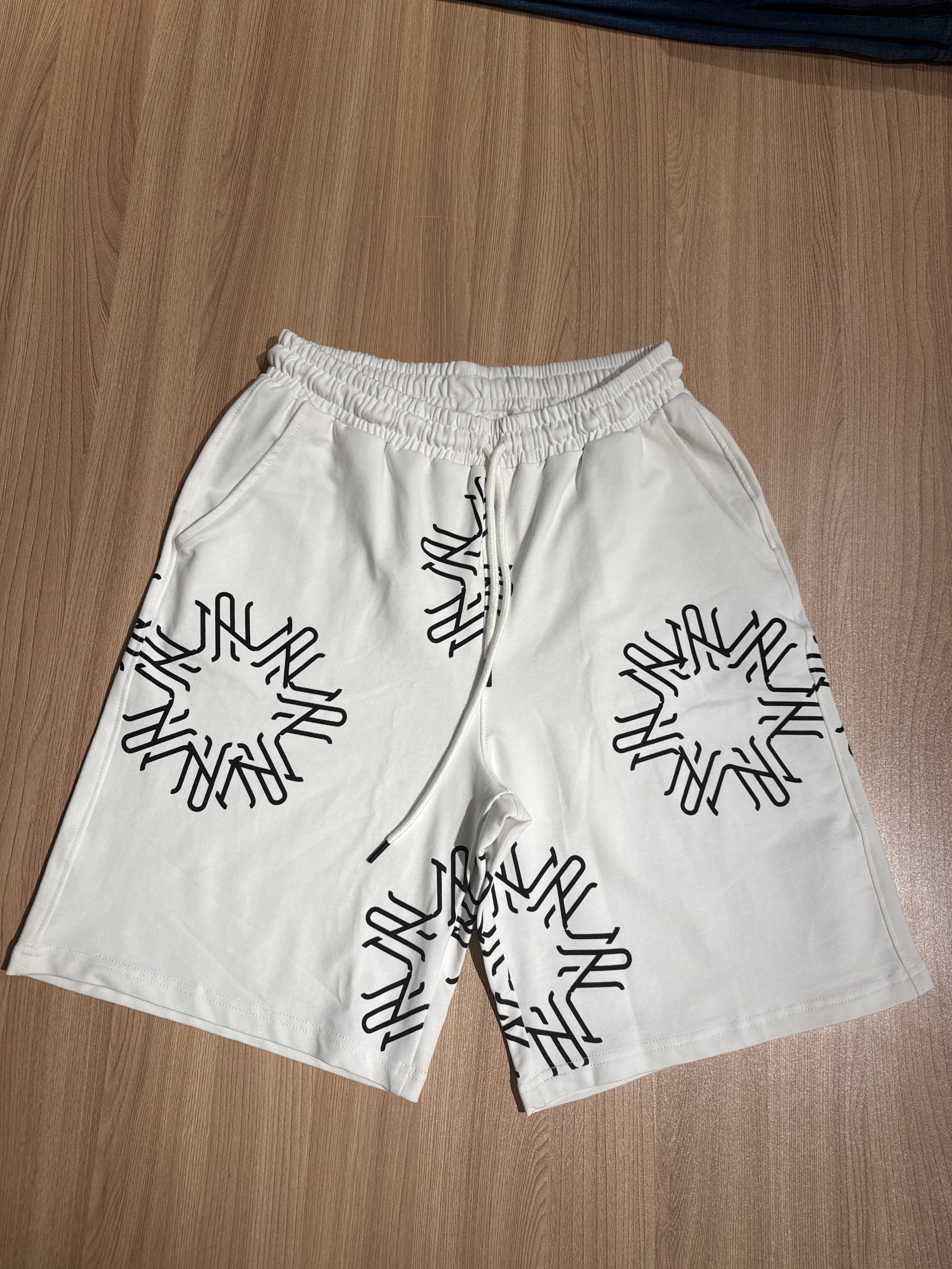 Naminal Print R.Neck Set (Oversize) - White
