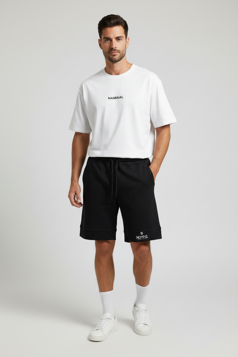 Naminal Basic Capri Short (Oversize) - Black
