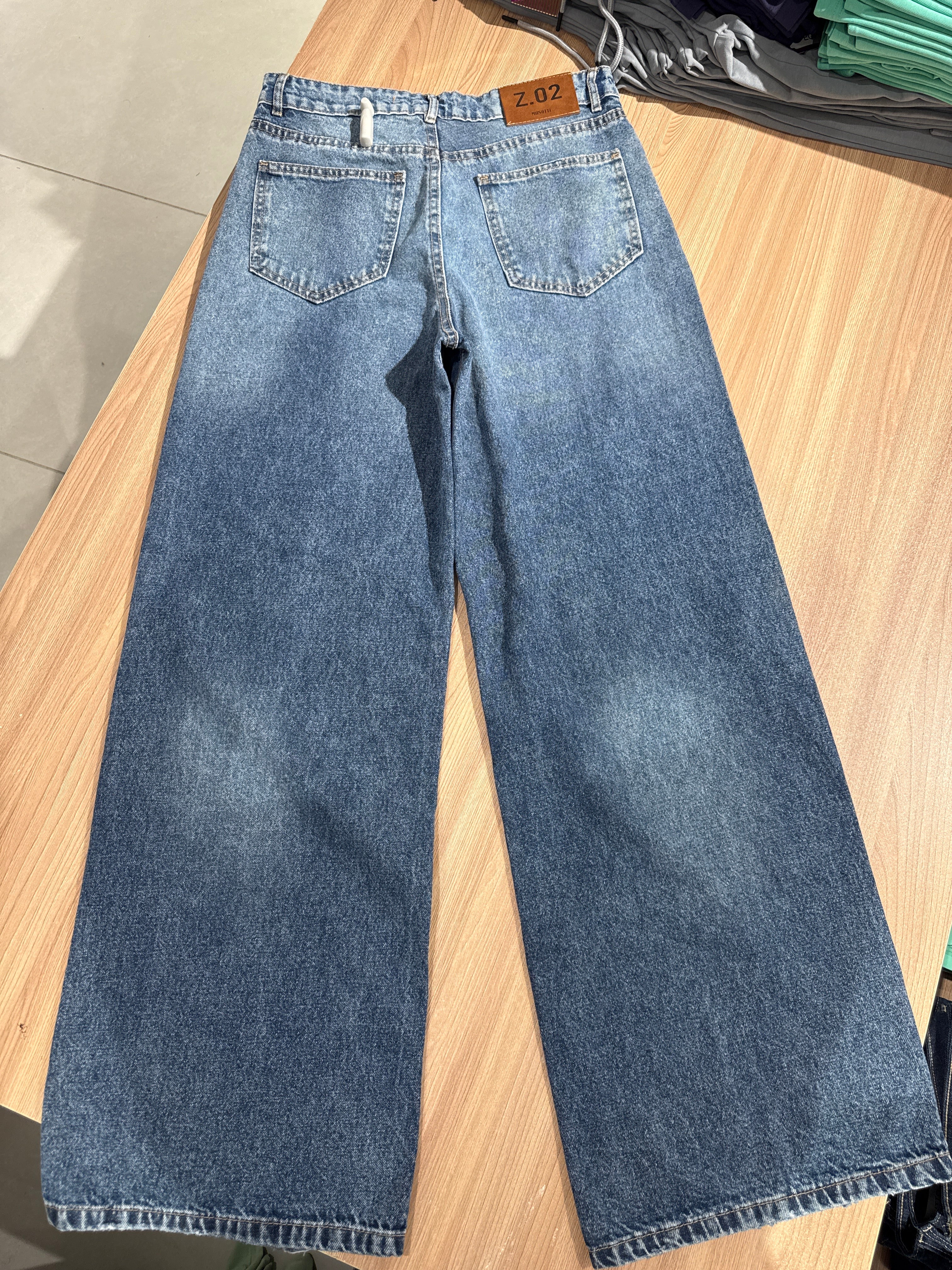 Naminal Denim Casual pants (Wide Leg) - Blue