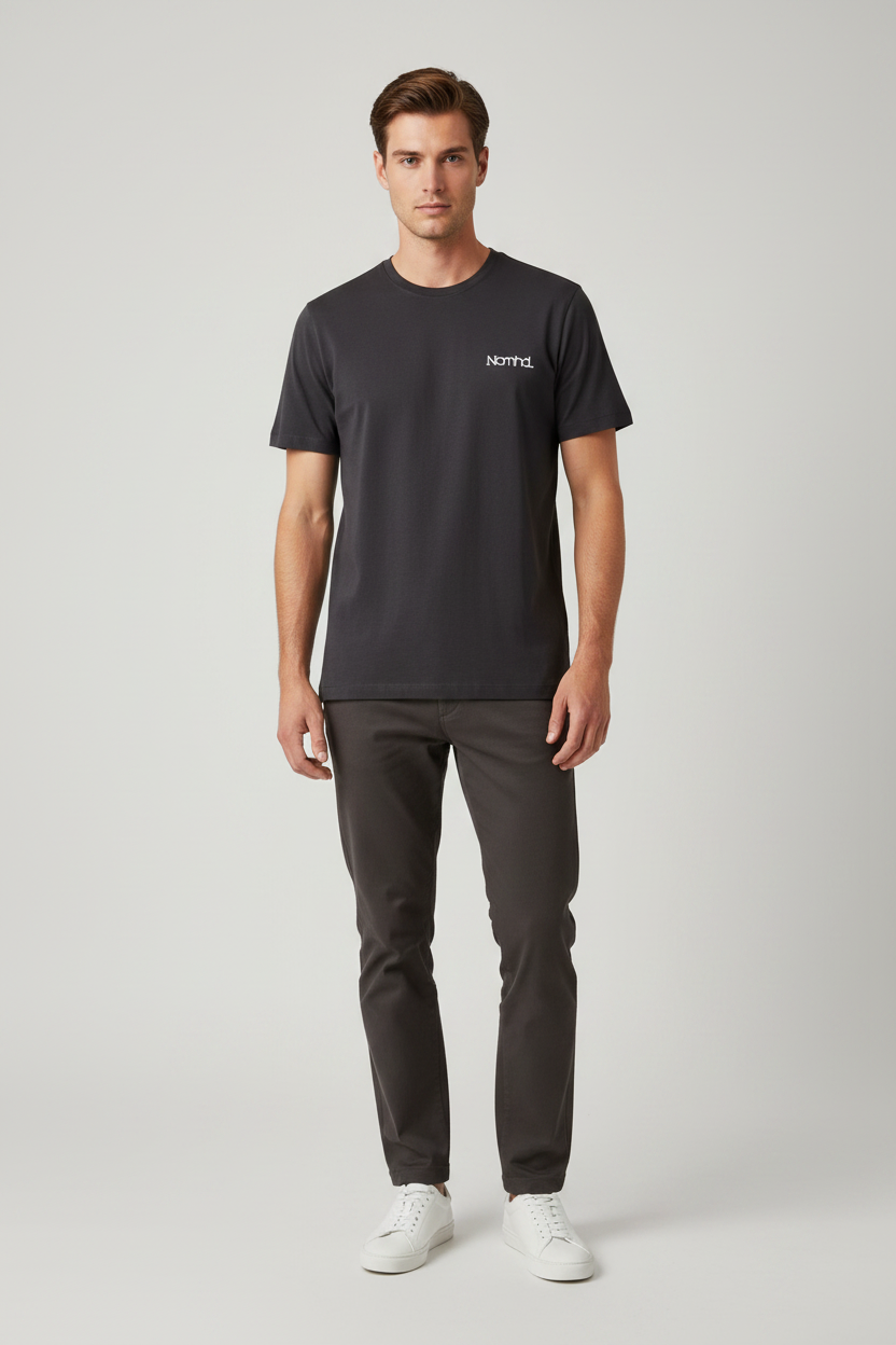 Naminal Graphic R.Neck T-Shirt (Regular) - Black