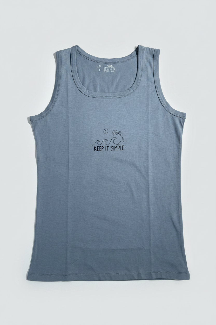 Naminal Graphic Casual Tanktop (Regular) - Grey