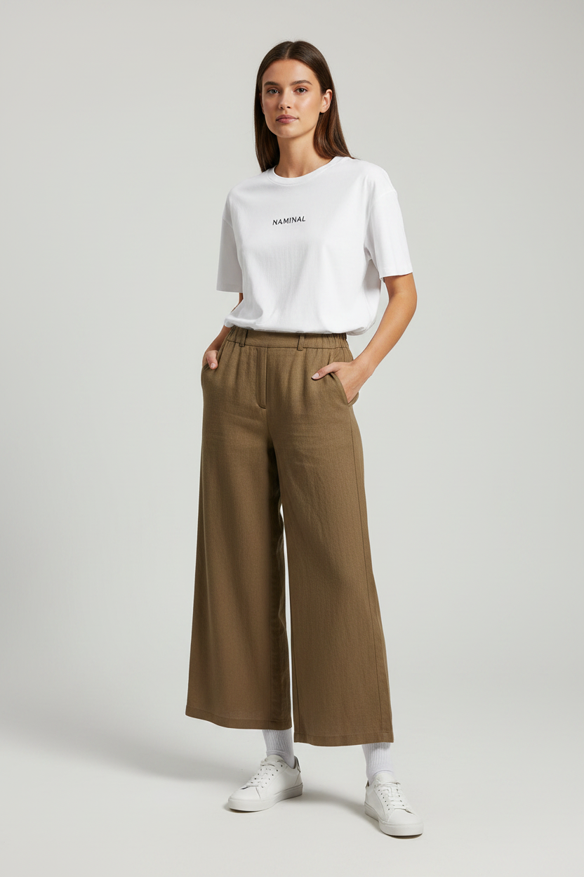 Naminal Basic Casual Sweatpants (Relax) - Brown