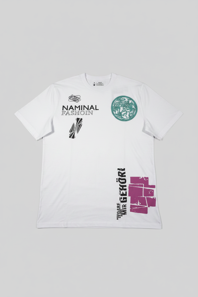 Naminal Graphic R.Neck T-Shirt (Regular) - White
