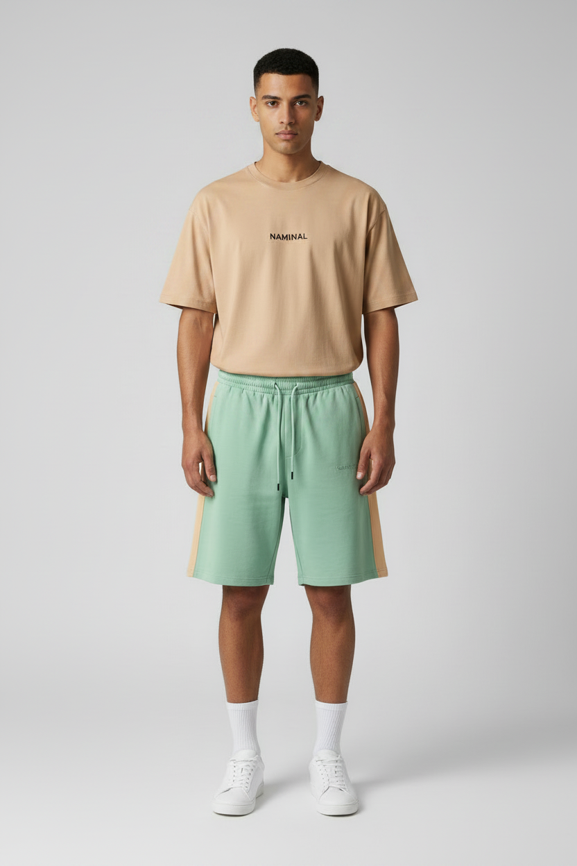Naminal Basic Casual Short (Regular) - Mintgreen*Beige
