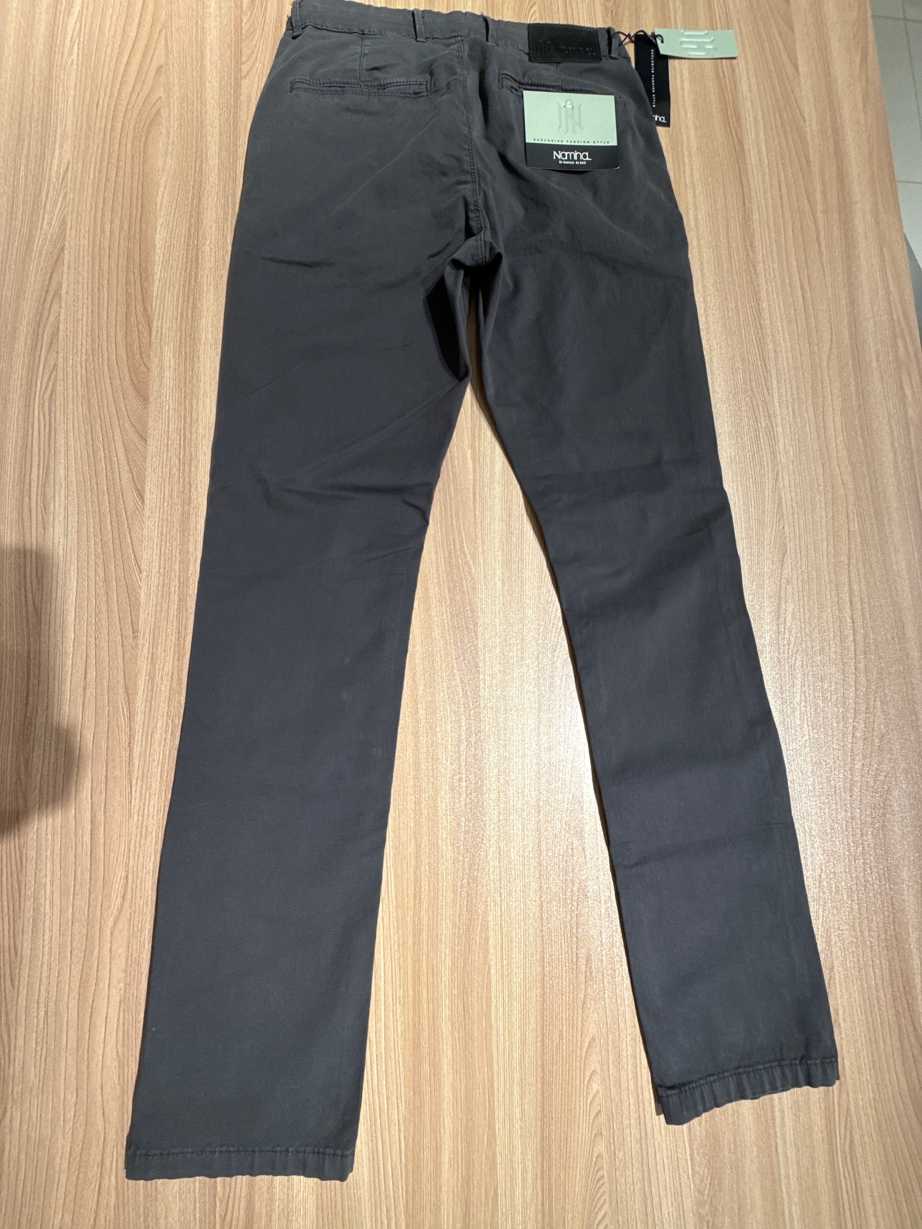 Naminal Basic Casual Pants (Regular) - Charcoal