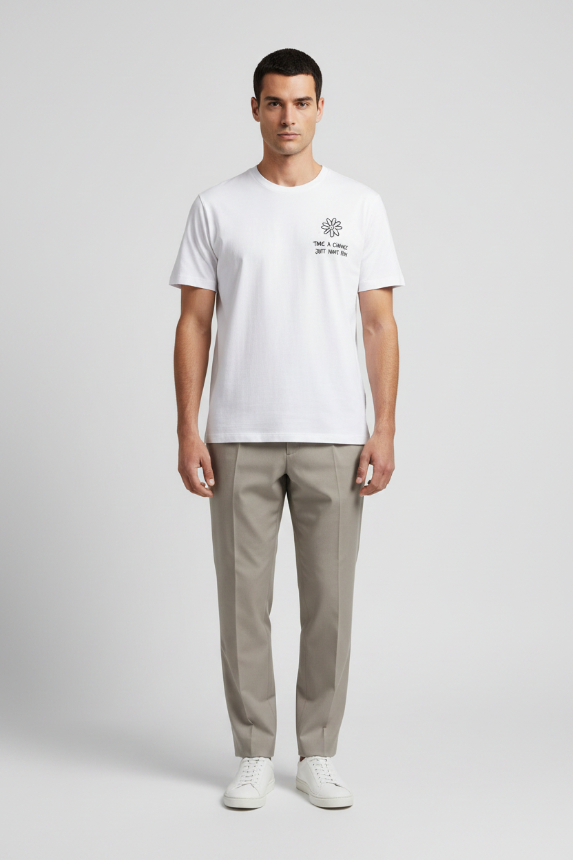 Naminal Graphic Casual T-Shirt (Regular) - Lavender