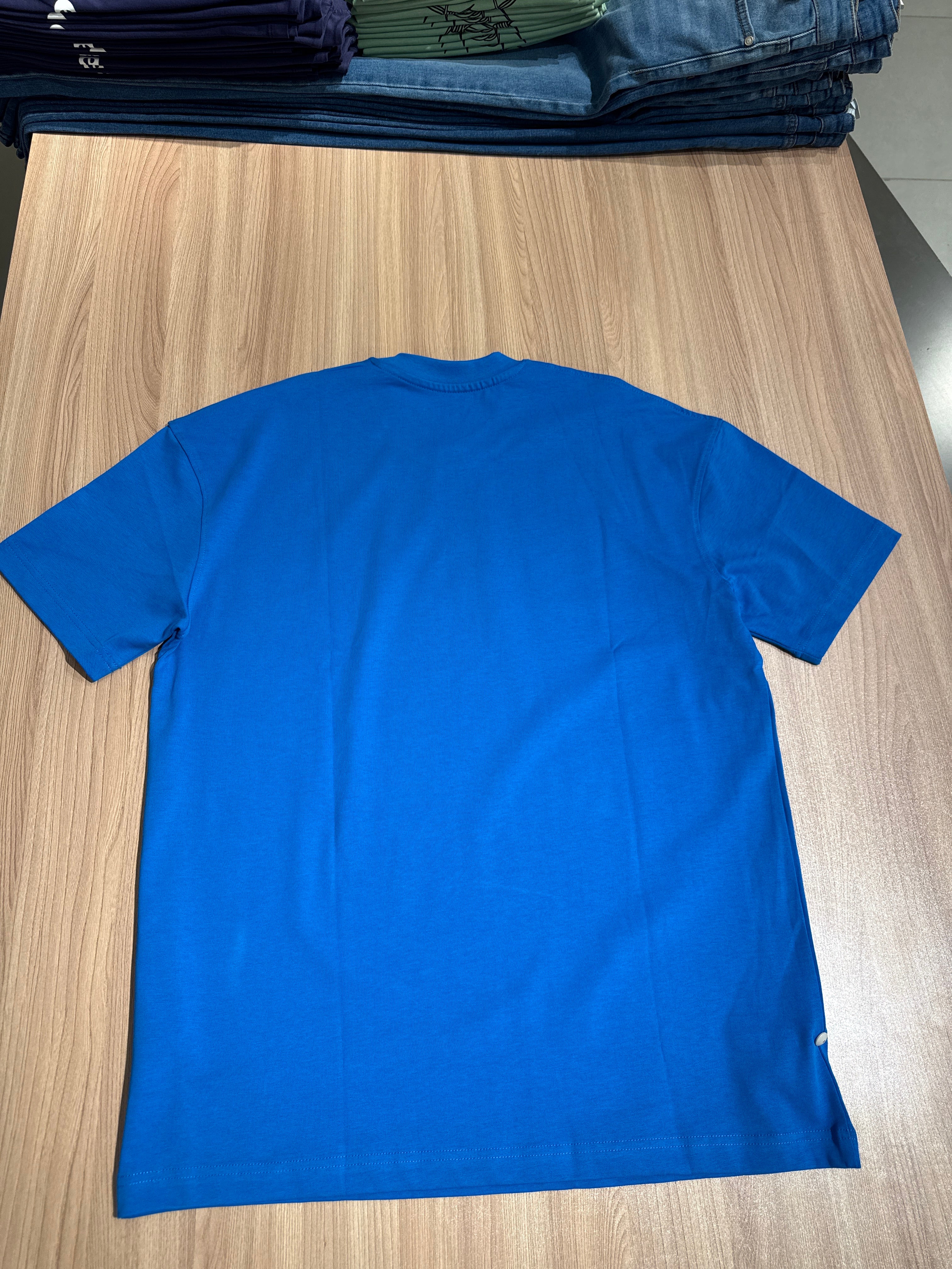 Naminal Basic R.Neck T-Shirt (Oversize) - Blue
