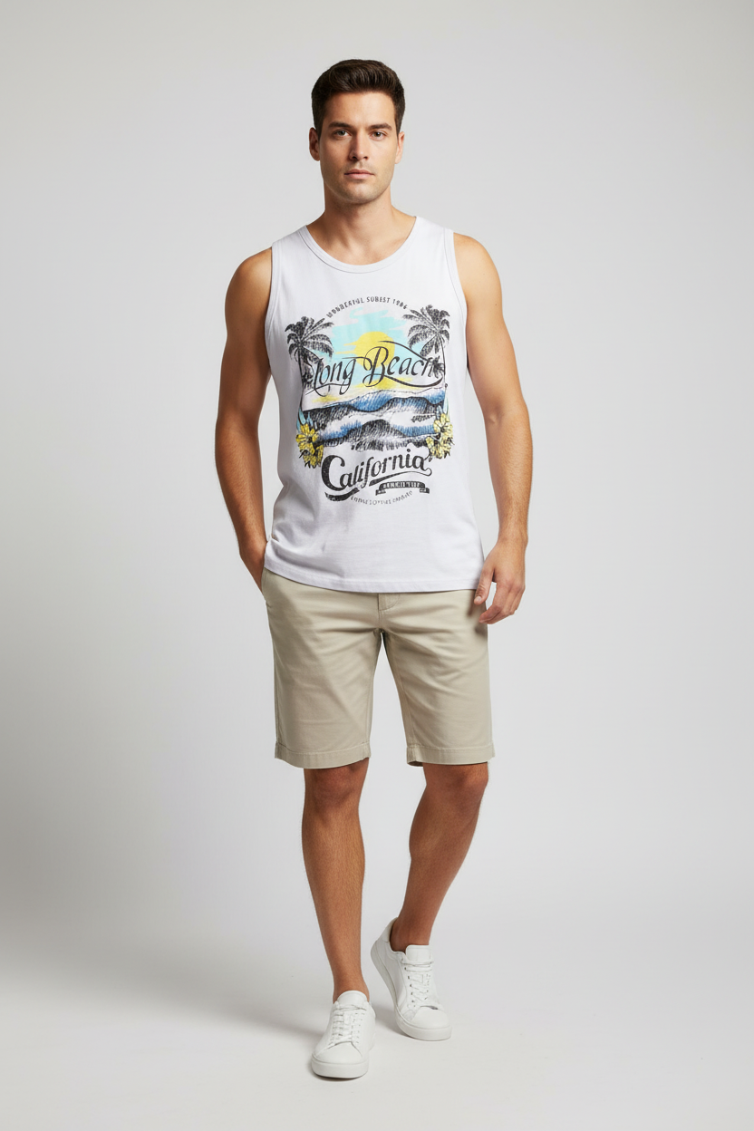Naminal Graphic Cut Tanktop (Regular) - L.Purple