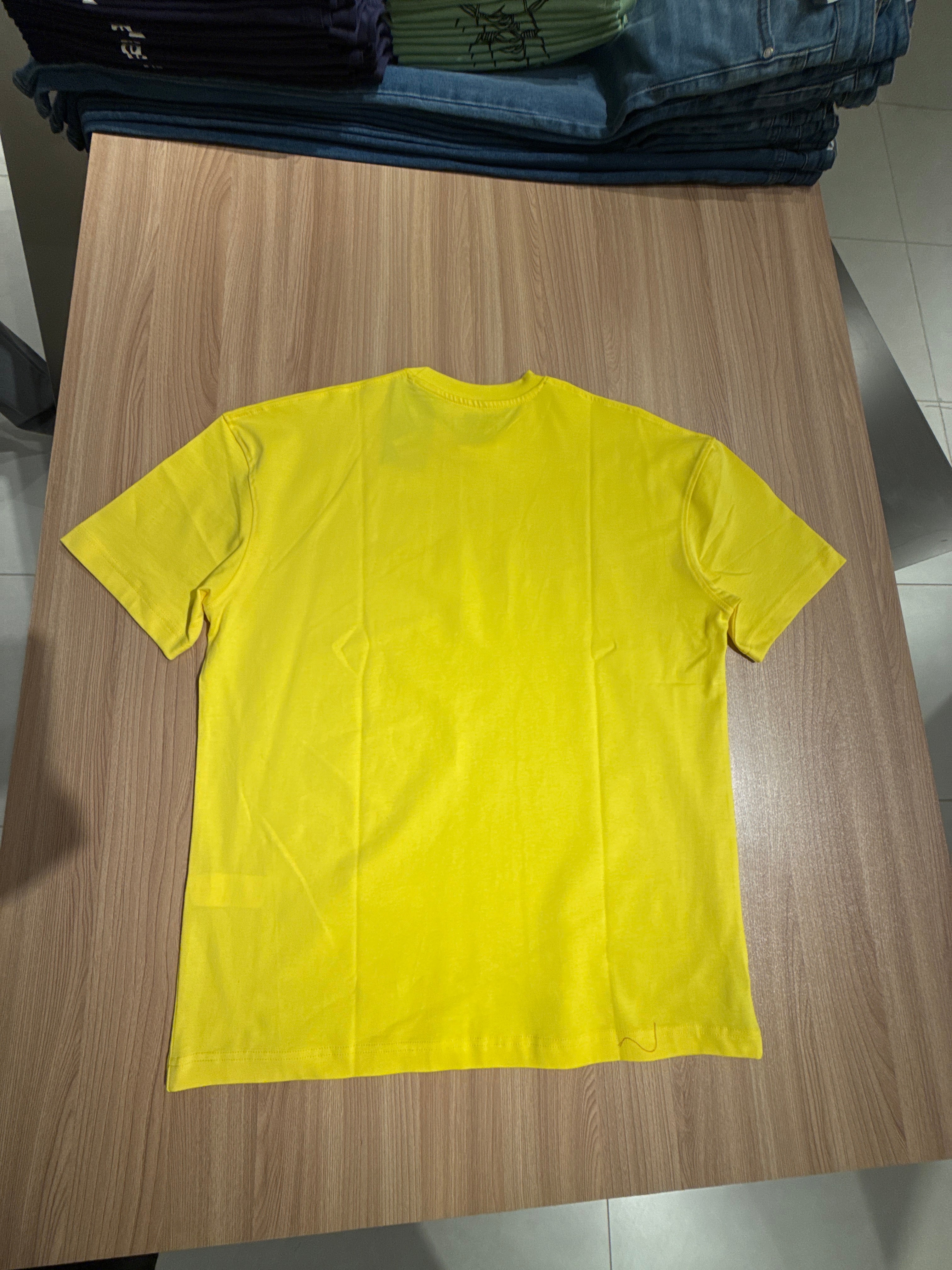 Naminal Basic R.Neck T-Shirt (Oversize) - Yellow