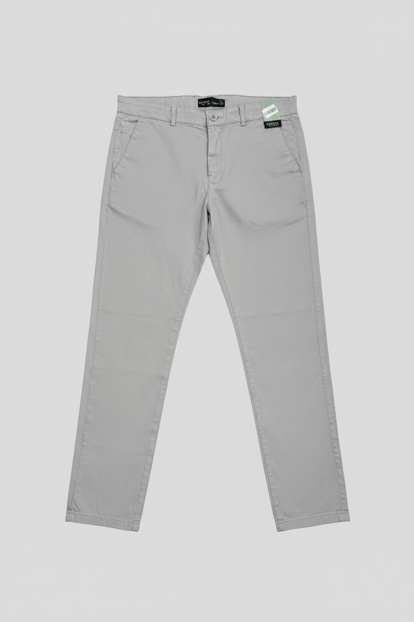 Naminal Basic Casual Pants (Regular) - Sliver