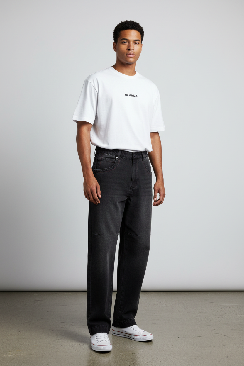 Naminal Basic Casual Pants (Relax) - Grey