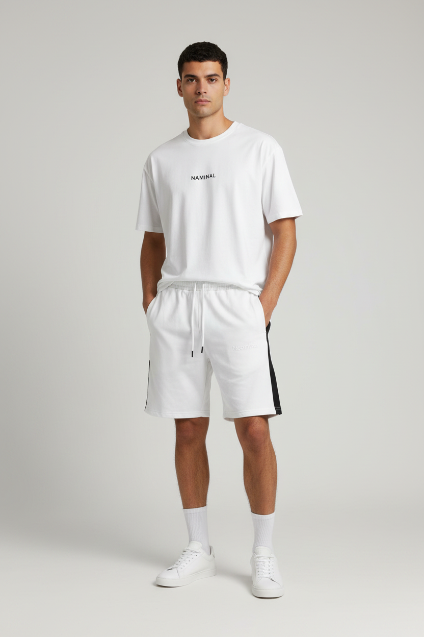 Naminal Basic Casual Short (Regular) - Grey*White
