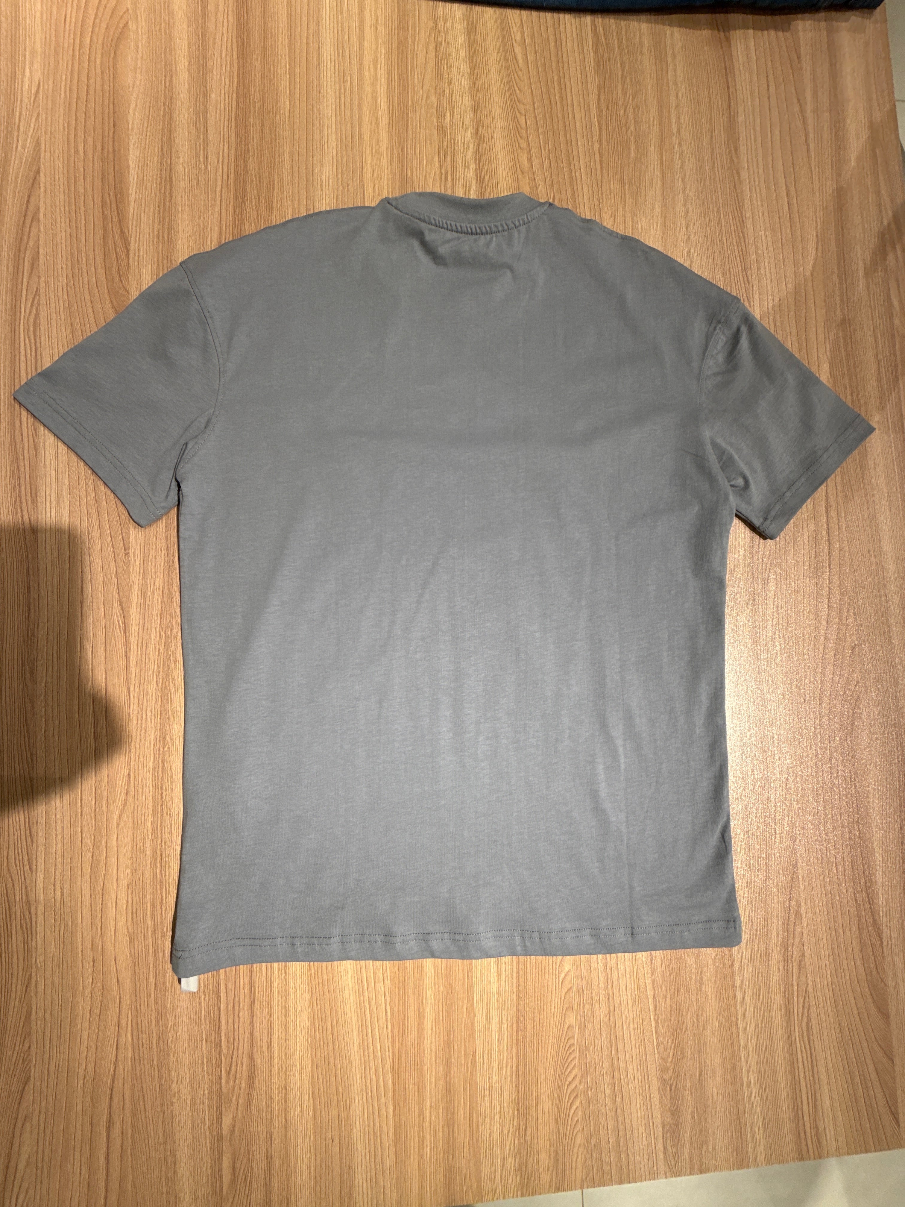 Naminal Print R.Neck Set (Oversize) - D.Grey*L.Grey