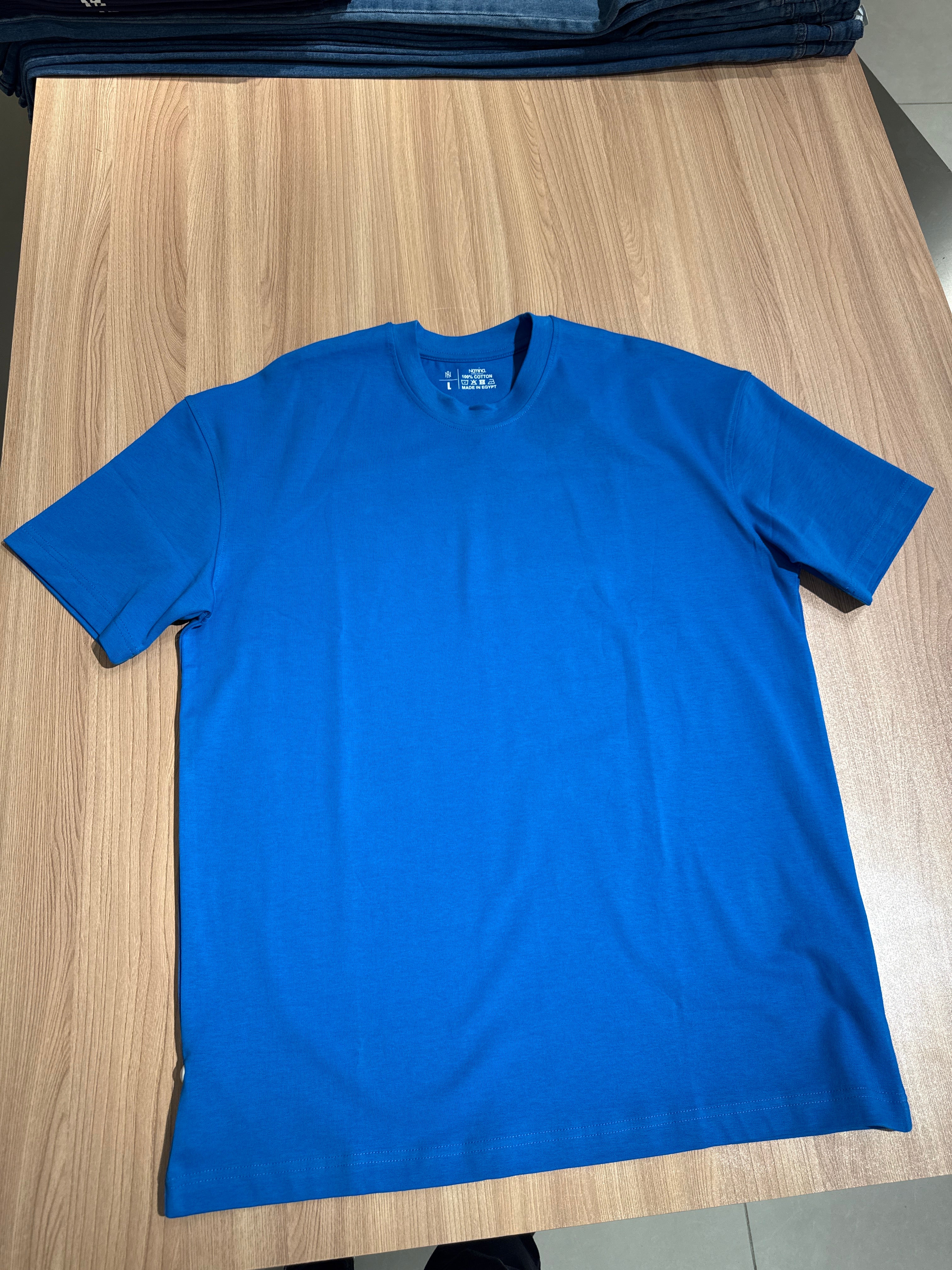 Naminal Basic R.Neck T-Shirt (Oversize) - Blue