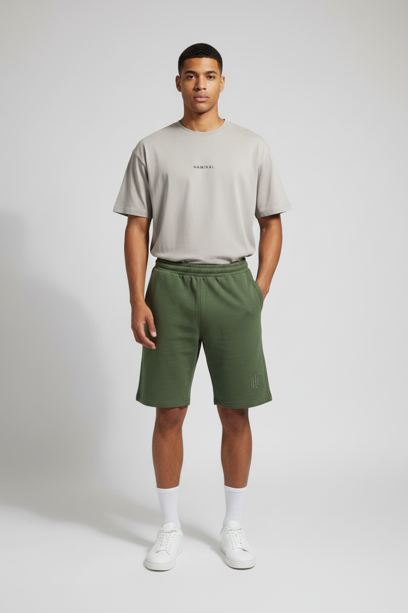 Naminal EMB Capri Short (Regular) - Olive
