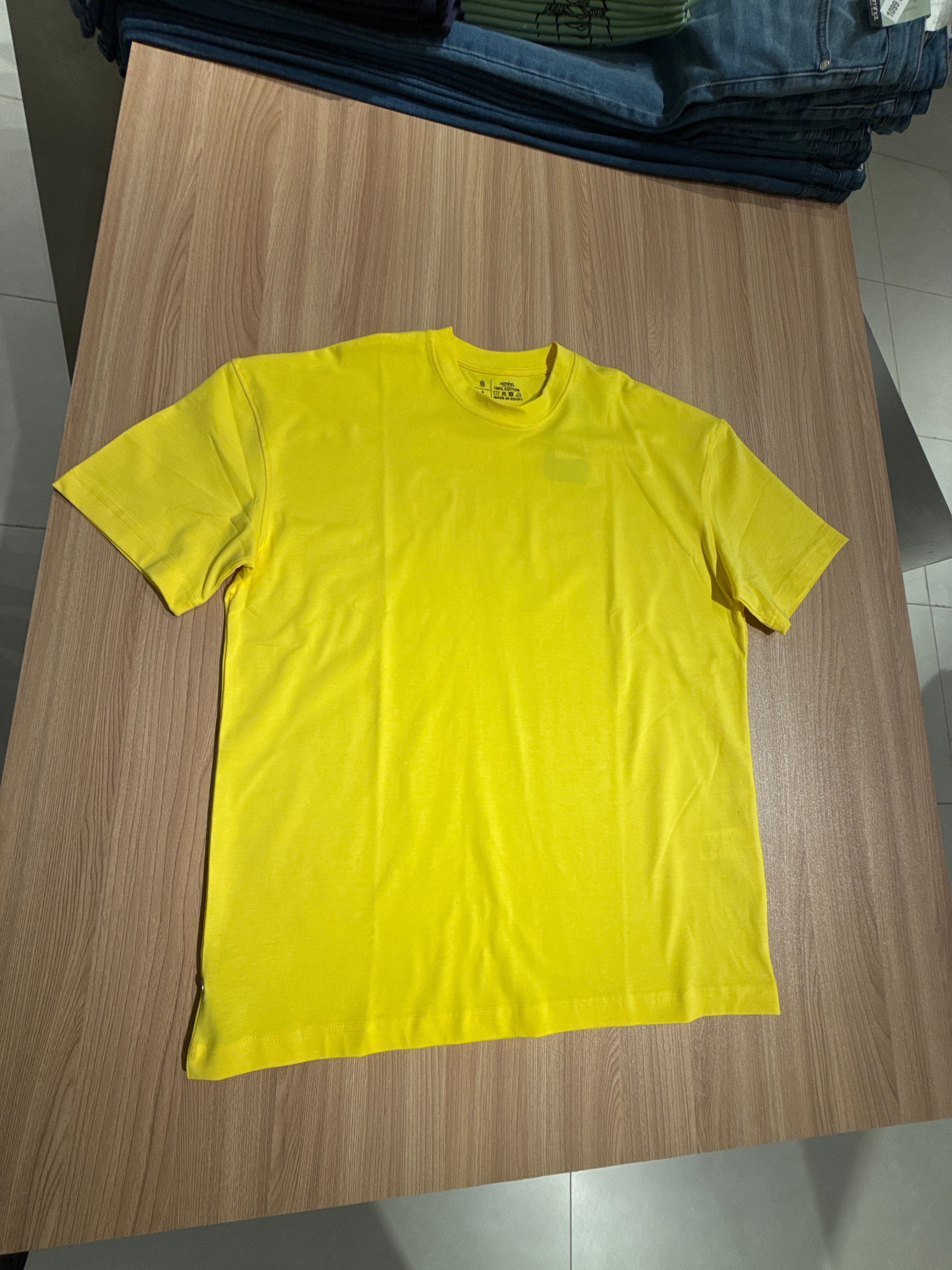 Naminal Basic R.Neck T-Shirt (Oversize) - Yellow