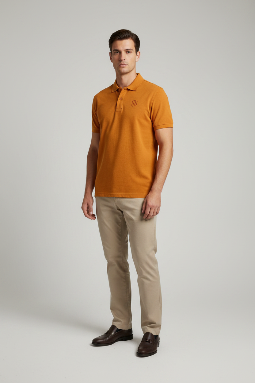 Naminal Basic Casual Polo (Regular) - orange