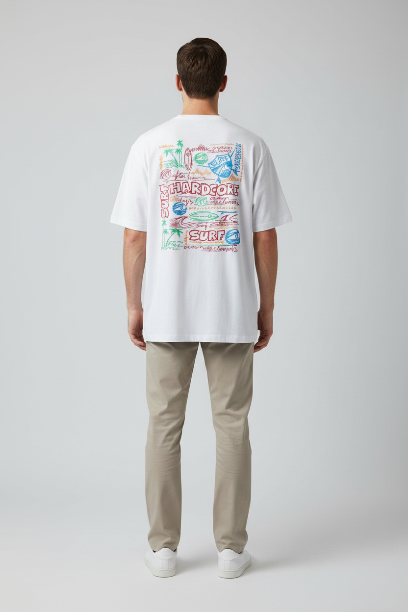 Naminal Graphic R.Neck T-Shirt (Regular) - White