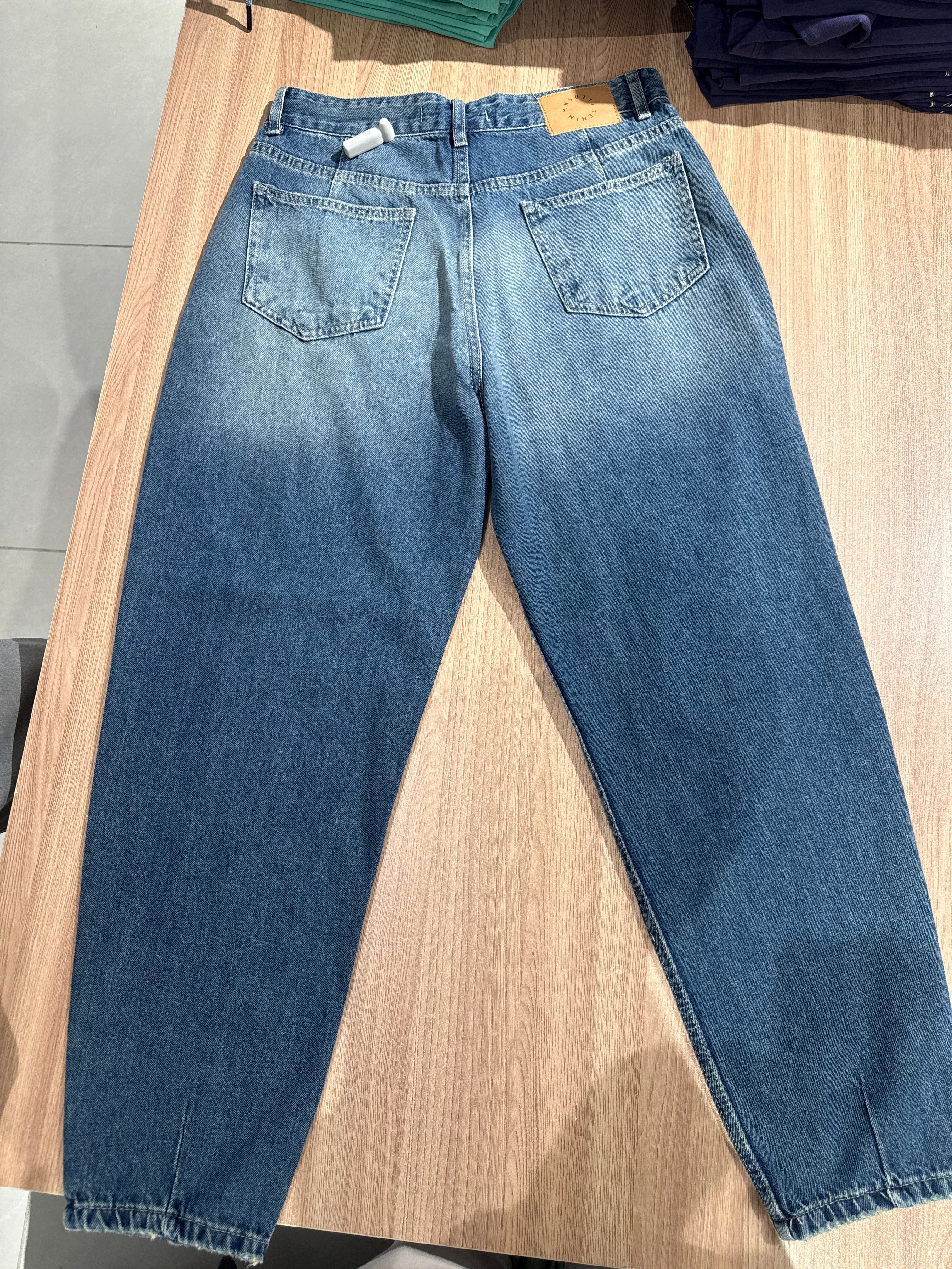 Naminal Denim Casual Pants (Relax) - D.Blue