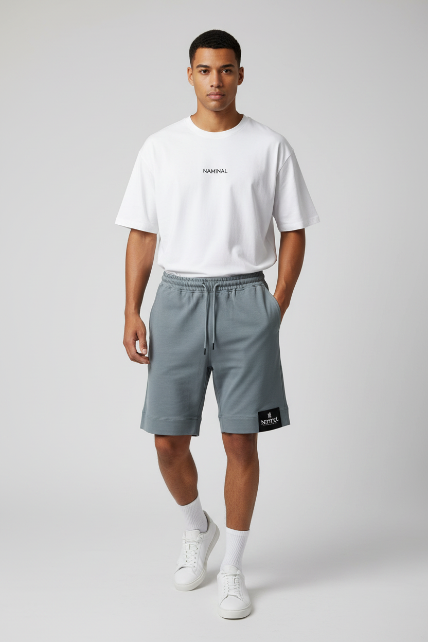 Naminal Basic Capri Short (Oversize) - Gray