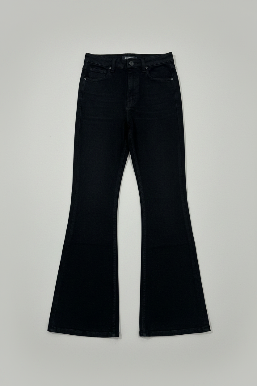 Naminal Denim Casual Pants (Relax) - Black